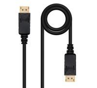 Blendend Cavo DisplayPort da 0,5 metri con connettori DP maschio a maschio DP di colore nero, ideale per trasmettere segnali video ad alta definizione tra dispositivi compatibili.