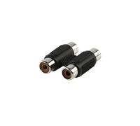 Blendend Connettore audio/video da 2 connettori RCA a 2 connettori RCA in elegante nero, ideale per trasferire audio e video di alta qualità tra i dispositivi. Connettiti e divertiti.
