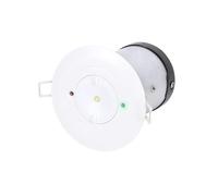 blendend Faretto di emergenza rotondo 3 W, ottica aperta, IP20, autotest 3H, ideale per l'illuminazione in caso di interruzioni elettriche.