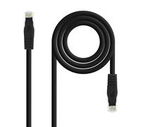 Blendend LSZH Cat.6A UTP, cavo di rete UTP, calibro AWG24, lunghezza 25 cm, ideale per connessioni di rete ad alta velocità e qualità. Resiste alla diffusione della fiamma.