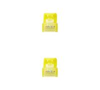 Blendend LSZH Cat.6A UTP UTP, cavo di rete, calibro AWG24, giallo, lunghezza 25 cm. Ideale per connessioni su reti ad alta velocità, offre una riduzione dei fumi e dei gas tossici.