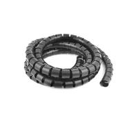 Blendend Nastro avvolgitore a spirale 6 mm x 10 m, colore nero, ideale per organizzare, proteggere e gestire i cavi in modo efficace.