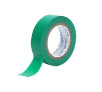 Blendend Nastro isolante in PVC, spessore 0,13 mm, larghezza 17 mm, lunghezza 25 m, verde, ideale per isolamento elettrico e riparazioni.