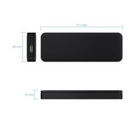 Blendend Scatola esterna M.2 NVMe PCIe USB 3.1 Gen2, ad alta velocità, ideale per archiviazione portatile e trasferimento dati veloce.