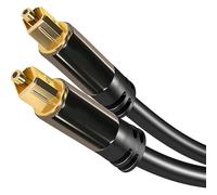 Blendend TOSLINK Audio - Cavo ottico (Stereo Dolby Digital Normal, DTS, Connettore TOSLINK Maschio a Connettore TOSLINK Maschio, Nero), Pro Series (1 m)