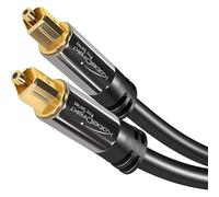 Blendend TOSLINK Audio (Stereo Dolby Digital Normal, DTS, Connettore TOSLINK Maschio a Connettore TOSLINK Maschio, Nero), Pro Series (3 metri)