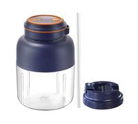 Blender Bicchiere Portatile | Mixer Calice Elettrico Regolabile 1,3 L | Bottiglia Spremiagrumi portatile | per frullati sport viaggio all'aperto picnic