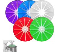 Blender Cream Scraper Accessory, 5pcs Round Stand Mixer Wiper, Mix Without The Mess, Stand Mixer Accessory Compatible with 6 Wire Whisks, for Tilt Hea