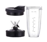 Blender Cup, Compatibile con le parti di ricambio del frullatore Ninja, lama estrattore da 24 tazze 7, BN801 SS101 BL480-30 BL641,for Mixer Container