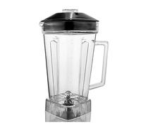 Blender Cup, Contenitore da 2 litri, brocca, fondo della tazza con lame seghettate for frullati, coperchio senza BPA, for pezzi di ricambio for frullatori commerciali,for parts