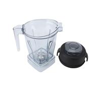 Blender Cup, Contenitore di ricambio for frullatore Brocca sigillata in gomma trasparente da 48 once con lama e coperchio in acciaio inossidabile, compatibile con Vitamix,for Mixer Container