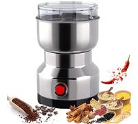 Blender di Spezie Elettriche, Smerigliatrice Portatile da 250 W per Cucina con Tutto Il Corpo in Acciaio Inossidabile, 200 G Compatto, Smerigliatrice per Spezie Elettrica, Schiacciamento Ad Alta