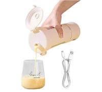 Blender portatile Cup, 700 ml Cordless USB ricaricabile Fruit Mixer for Personal Smoothies and Shakes, Compact Juicer Bottle for On-The-Go Blending, for Women Men Teens Adults Kitchen Gym Travel Dorm