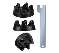 Blender Replacement Parts - Universal Coupler Repair Kit With Installation Wrench, Black Mixer Drive Connector Spare Part Set, High Strength Appliance Accessory | Maintenance And Solution For Kitchen