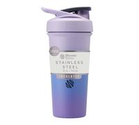 BlenderBottle Strada - Elegante borraccia termica in acciaio inox con frusta, 740 ml, colore: lavanda sfumata