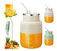 Blendgo 800 Frullatore Portatile, 2025 Aggiornamento Multifunzionale grande Capacità Wireless Portatile Juicercup, per la Casa, Viaggio, Frullati Succhi e Shakes(Bianco)