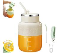 Blendgo 800 - Portable Blender, 2025 Upgrade Cordless Portable Blender, Multifunctional Large-Capacity Wireless Portablejuicercup, Electric Blender Suitable for Picnics, Office, Gym (White)