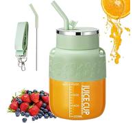 Blendgo 800 - Portable Blender 28 Oz, 2025 Upgrade Cordless Portable Blender with Straw and Crossbody Straps, Hydration/Juicing 2-In-1 Blenders for Smoothies Juices and Shakes (Green)
