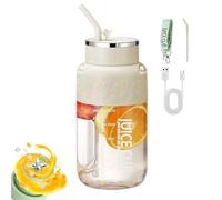 Blendgo 800 - Portable Blender,Cordless Portable Blender, with Straw and Crossbody Strap, Double-Click Quick Launch, Large-Capacity Juicer Cup, for Shakes and Smoothies (White,1200ML)