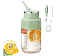 Blendgo 800 - Portable Blender,Cordless Portable Blender, with Straw and Crossbody Strap, Double-Click Quick Launch, Large-Capacity Juicer Cup, for Shakes and Smoothies (Green,1200ML)