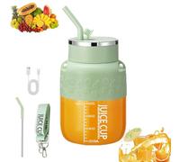 Blendgo 800 - Portable Blender, Juicing Hydration Blend Go 800 Portable Blender, Rechargeable Cordless Portables Blenders, Josh And Tate Blender For Food Prep, Smoothies, Shakes (Green)