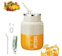Blendgo 800 - Portable Blender, Juicing Hydration Blend Go 800 Portable Blender, Rechargeable Cordless Portables Blenders, Josh And Tate Blender For Food Prep, Smoothies, Shakes (White)