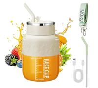 Blendgo 800 - Portable Blender, Portable Juicer, Large-Capacity Rechargeable Cordless Portables Blenders with Straw and Crossbody Strap, For Smoothies Juices and Shakes (White)