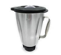 Blendin, set di barattoli di ricambio in acciaio inox con manico, compatibile con miscelatori Oster e Osterizer