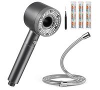 Blendura Doccino per Doccia, Soffione Doccia Alta Pressione Risparmio Idricocon con1.5m Tubo Doccia, Doccia Soffione con 5 Modi Funzione, Soffione Doccia Anticalcare 3 Filtro