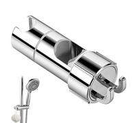 Blendura Supporto regolabile per soffione doccia, staffa universale senza trapano, morsetto scorrevole da 18-25 mm, supporto di ricambio con doppi ganci, staffa per accessori da bagno