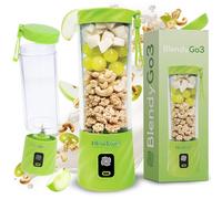 BlendyGo 3® Frullatore Portatile Elettrico, Mini Mixer Smoothie Maker, Frullatore per Smoothie, Portable Blender USB to go 550 ml, Senza BPA, Tecnologia PulseMotion & BlendPro (Verde)
