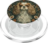 Blenheim Cavalier King Charles Spaniel Giardino vittoriano PopSockets PopGrip per MagSafe