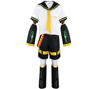Bleoavre Vocaloid02 Kagamine Rin Cosplay Kagamine Len Costume di Halloween Uniforme Outfit (uomini, S)