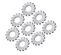 BlesConi 8pcs M1 modulo Involute Gear Cutters HSS 20 Gradi PA20 Set #1-8 per la lavorazione dei metalli 22mm