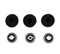 BlesConi Auricolari di ricambio in silicone per Plantronics Voyager Legend UC, tappi per le orecchie insonorizzanti con spugna, confezione da 3 (L/M/S)