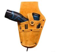 BlesConi Borsa portautensili per trapano elettrico, marsupio indossabile con fibbia in metallo, 280 x 170 mm custodia per costruzione e lavorazione del legno