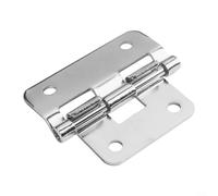 BlesConi Cerniera staccabile per custodie e valigie da viaggio, in ferro cromato, 56 x 56 x 30,5 mm, argento