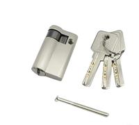 BlesConi Cilindro di sicurezza per porte di camere da letto e bagno, struttura in rame di alta qualità con 3 chiavi, compatibile con profili europei standard (50 mm)
