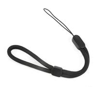 BlesConi Cinghia di sicurezza anti-smarrimento per fotocamera da casco da bicicletta e per Garmin Edge, cordino in nylon per luci bici, cinghia di sicurezza per manubrio e reggisella, 20,5 cm (nero)