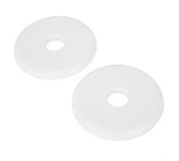 BlesConi Confezione da 2 collari di copertura per tubi del radiatore, diametro esterno 70 mm, diametro interno 15 mm, per tubi di sgombero domestico (bianco)