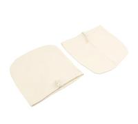 BlesConi Confezione da 2 sacchetti di caffè riutilizzabili, in cotone biologico, con coulisse, per brocche Toddy System, 32 cm, con cucchiai in metallo inclusi