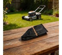 BlesConi Copertura per robot tosaerba 210D Oxford, resistente, impermeabile, con striscia di visibilità, custodia per riporre i raggi UV, per macchine da giardino, 56 x 43 x 31 cm