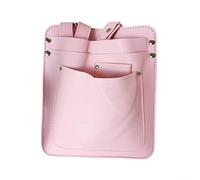 BlesConi Elegante marsupio floreale con cinghia regolabile, per attrezzi in pelle per giardinaggio e negozio di fiori, organizer multi-tasca per forbici da potatura e forniture (verde terra)