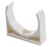 BlesConi Fascette stringitubo in PVC per irrigazione da giardino, 20 mm, 25 mm, 32 mm, 40 mm, 50 mm, bianco, confezione da 10 (20 mm - bianco)