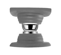 BlesConi Fermaporta con ventosa magnetica in silicone, anti-collisione, antivento, per arredare la casa (grigio)