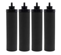 BlesConi Filtro dell'acqua a carbone attivo di ricambio per sistema di filtraggio a gravità Larayci, guscio di cocco, confezione da 4