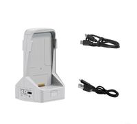 BlesConi Hub di ricarica compatto per DJI Flip, ricarica rapida simultanea a 2 batterie, custodia in ABS sicura per i viaggi (bidirezionale1)