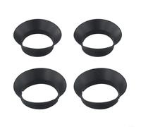 BlesConi Kit di guarnizioni di ricambio in silicone per Baratza per encore e per smerigliatrici virtuose, confezione da 4 guarnizioni nere da 62 x 43 mm