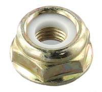 BlesConi M10x1.25 Dado filettato sinistro per decespugliatore trimmer cambio riparazione attrezzi giardino pezzo di ricambio tono argento 22x11mm
