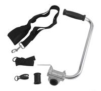 BlesConi Manico in metallo con staffa, impugnatura ergonomica e tracolla per ridurre il mal di schiena in giardino